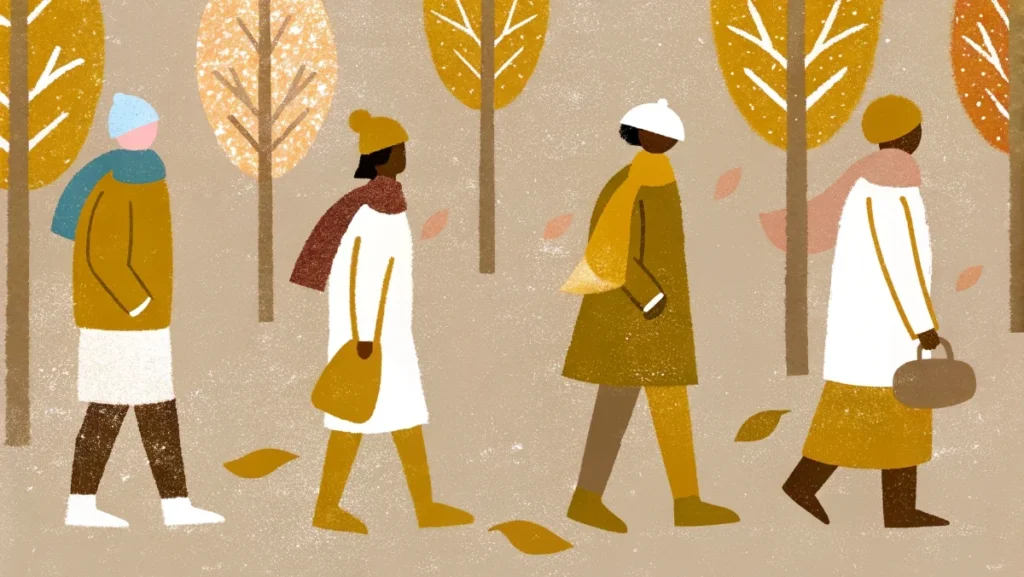 autumn-clothing-on-people-walking-outdoors