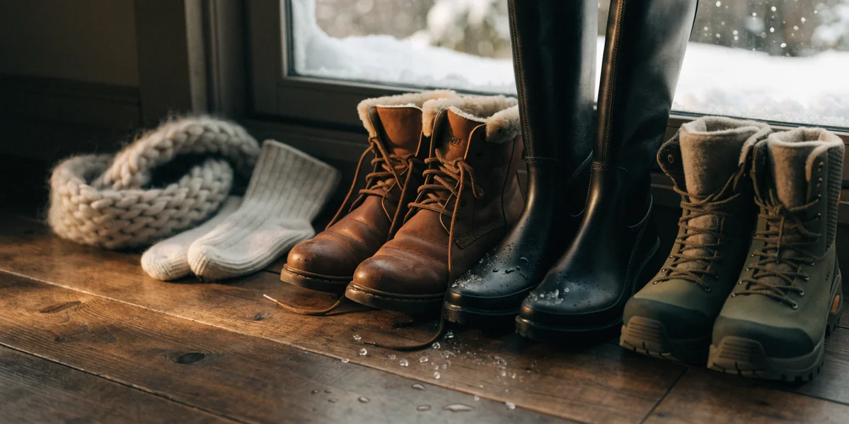 How to choose winter footwear warm boots, high boots, and water-resistant models